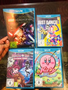 Wii U CD: LEGO Star Wars, Just Dance, Kirby, Monster High