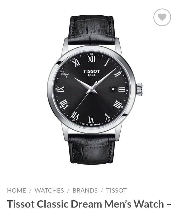 Original Tissot Classic Dream Mens watch 0