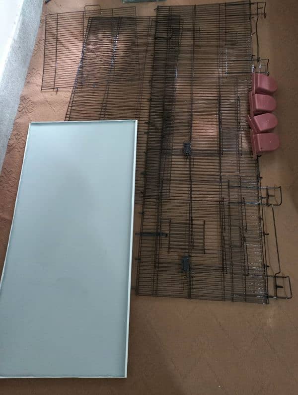 2 portion folding Cage for parrots/Birds/Hen's/Dog/Cat 5