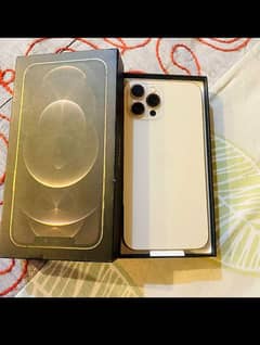 i phone 12 pro max 256Gb with Box Cabel non Pta Sim wark 0