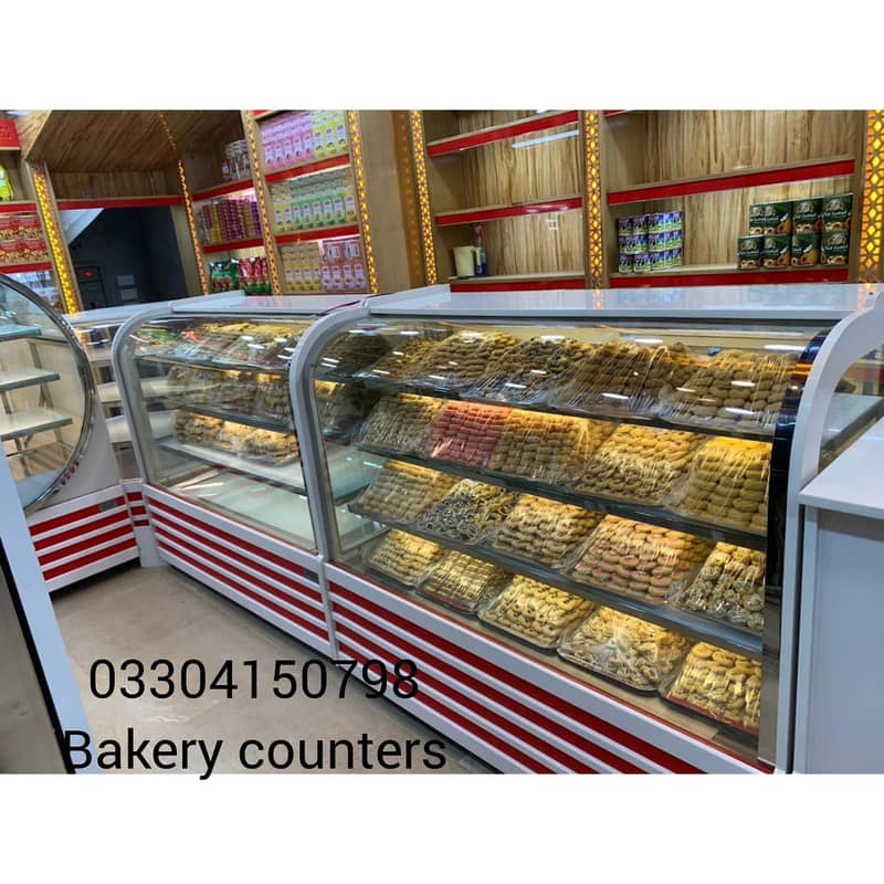 Counter New Bakery Counter Glass Counter Bakery Show Case 0