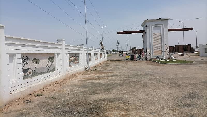 7 Marla Spacious Residential Plot Is Available In Canal Road For Sale 3