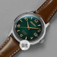 seiko Presage Cocktail time 38mm Srpe45j1 mockingbird emerald green