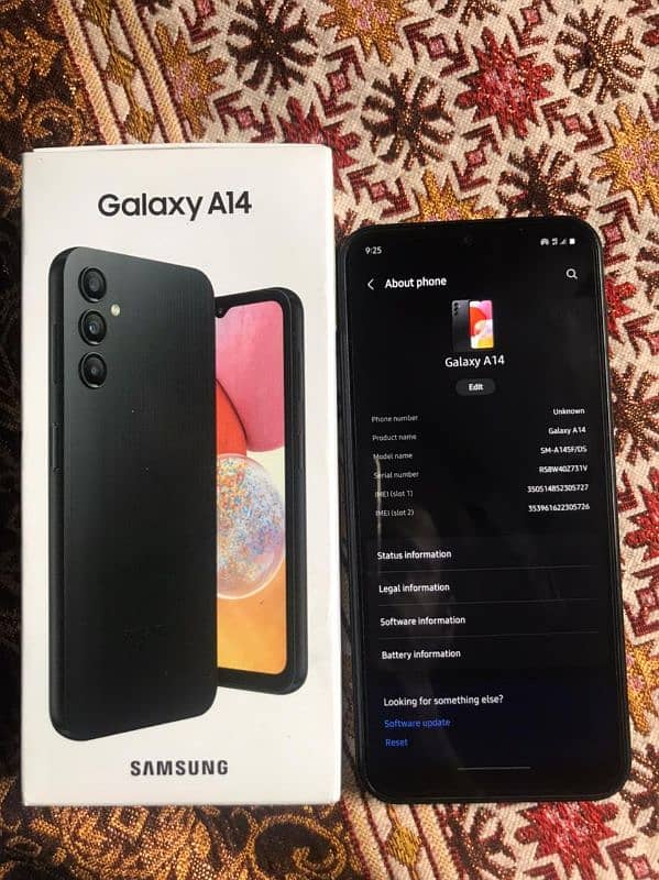 samsung A14 new  (urgently sale) 2