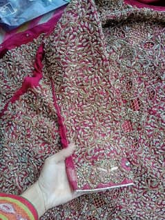 bridal lehnga for sale condition 10/10