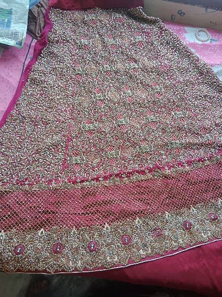 bridal lehnga for sale condition 10/10 2