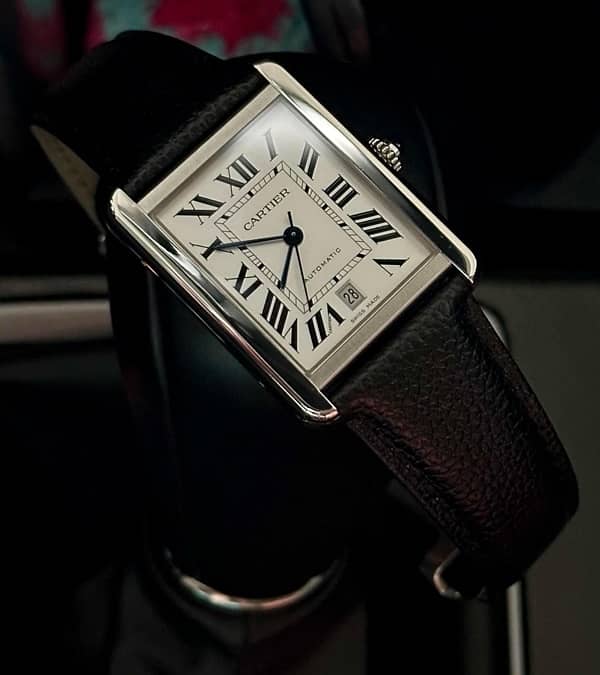 Cartier tank solo xl ref:3800 pnly watch 1