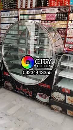 bakery display counter for sale / Sweet counter/ cake chillar