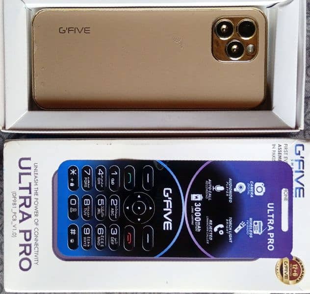 Gfive Ultra pro, Iphone shape, 2 sim & memory card, 1 Month use 1