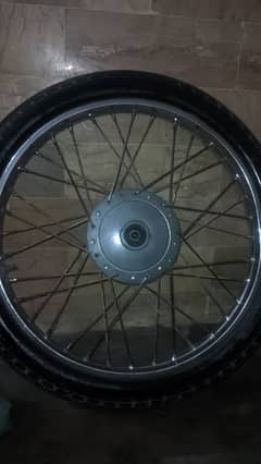 Front complete Rim with Tyre