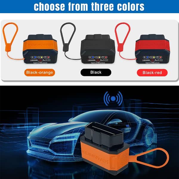 New Arriva KW906 car obd2 scanner for universal car Via 03020062817 4