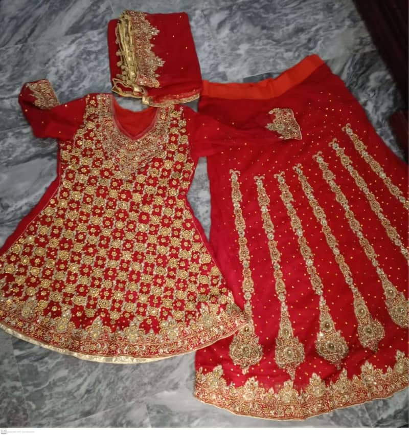 One time Used Beautiful Lehanga for sale in just 10,000 Rs 4