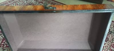 Large wooden storage box