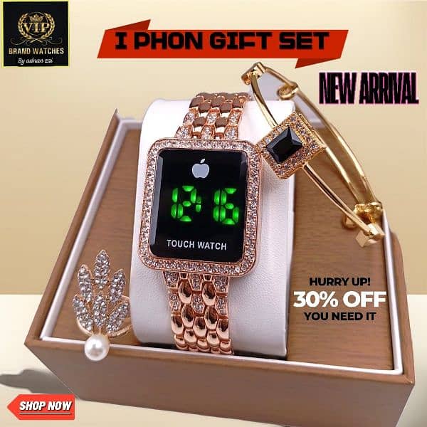 NEW ARRIVAL
I PHONE TOUCH SMART LED GIRL'S   watch 2