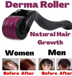 Derma Roller For Hair Regrowth and Face Treatment

03020062817