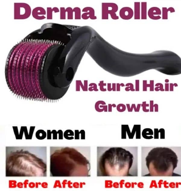 Derma Roller For Hair Regrowth and Face Treatment  03020062817 0