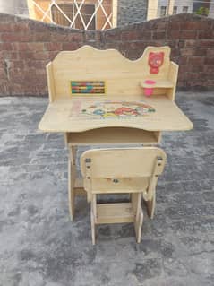 kids study table with chair 0