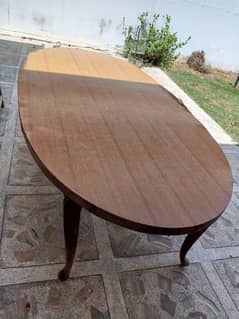 A wooden dining 0