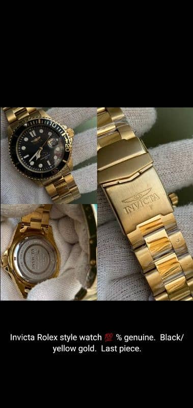 invicta original watch and fossil 1