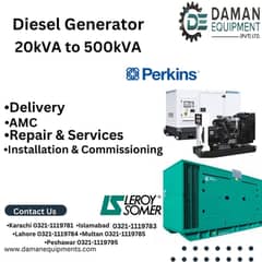 Heavy Duty Diesel Generator - Perkins Locally Assembled 20kVA