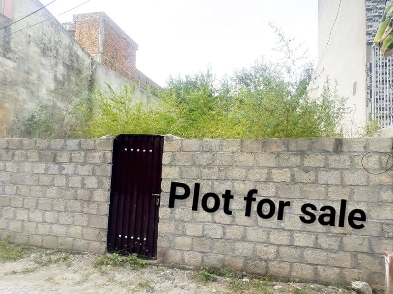 5 Marla Plot For Sale at Jahangir Colony Morgah 03349263969 0