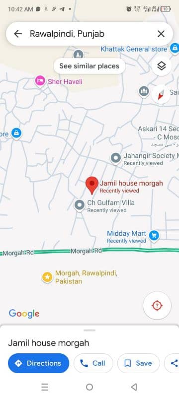 5 Marla Plot For Sale at Jahangir Colony Morgah 03349263969 10