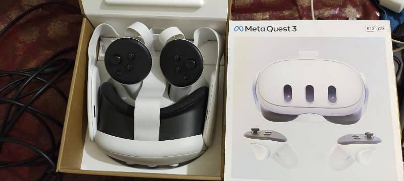 Meta Quest 3 512GB VR Headset with PC Link Cable – Like New, Personal 8