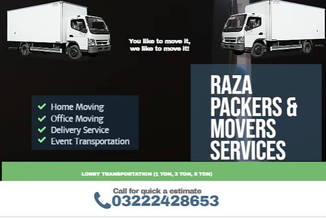 Packers & Movers/House Shifting/Loading /Goods Transport rent service 1