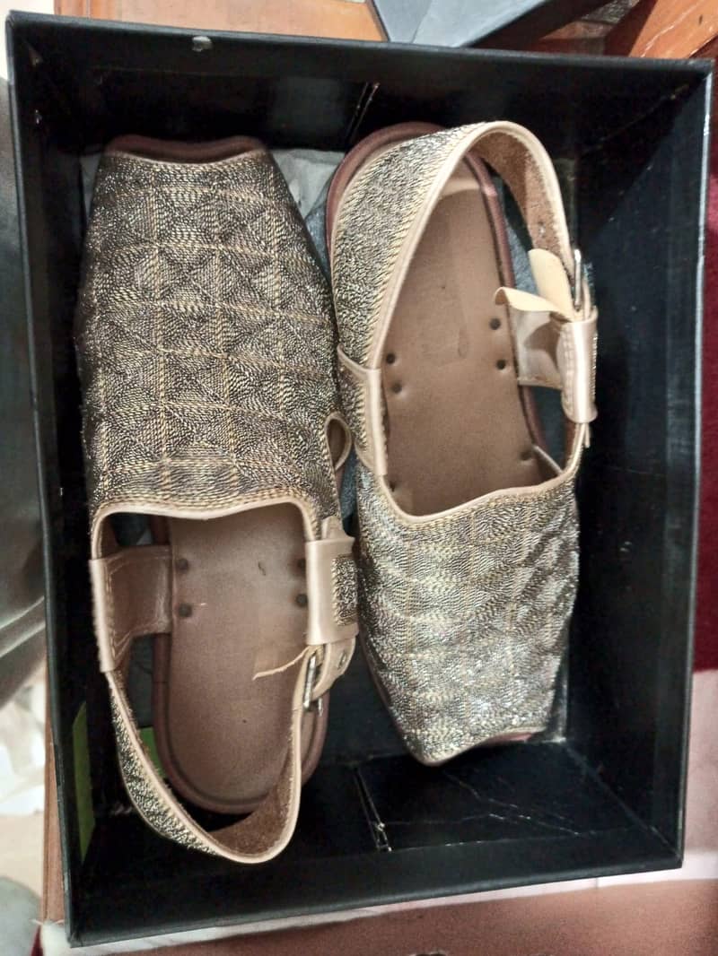 Groom Walima Chappal ( Peshawari Chappal – Almost like new one ) 0