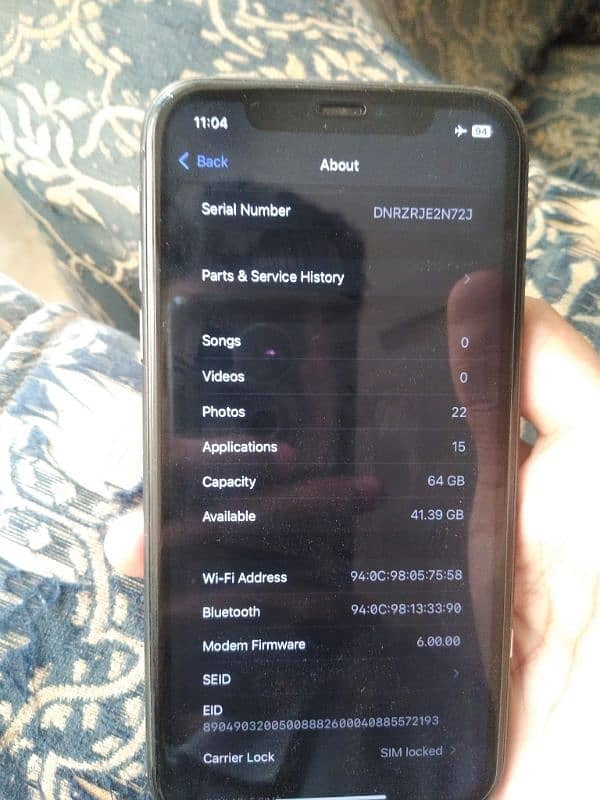 iphone 11 64gb non-pta JV black color 2