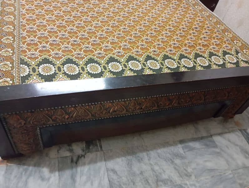 Pure wooden bed 4