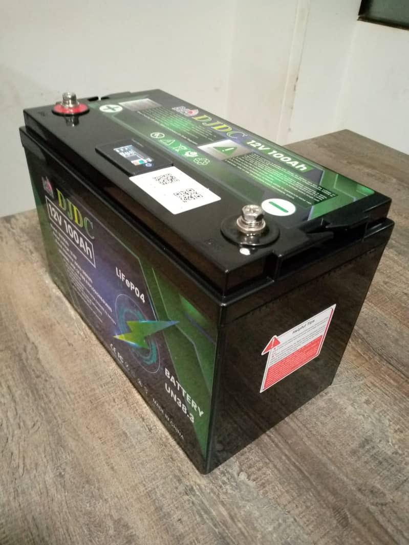 DONGJIN floor mounted lithium battery 12V100ah 6