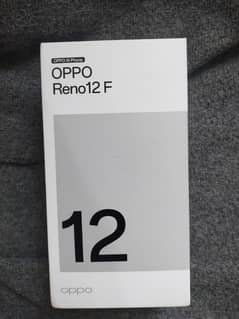 OPPO Reno 12 F brand New 8/256