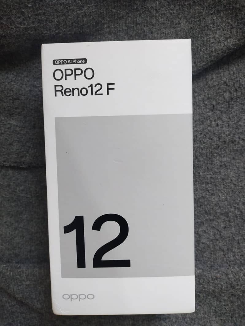 OPPO Reno 12 F brand New 8/256 0