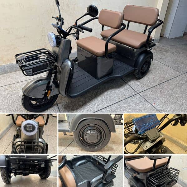 Three Wheel Disable Electric Scooty/Bikes for Disable Persons Specialy 1