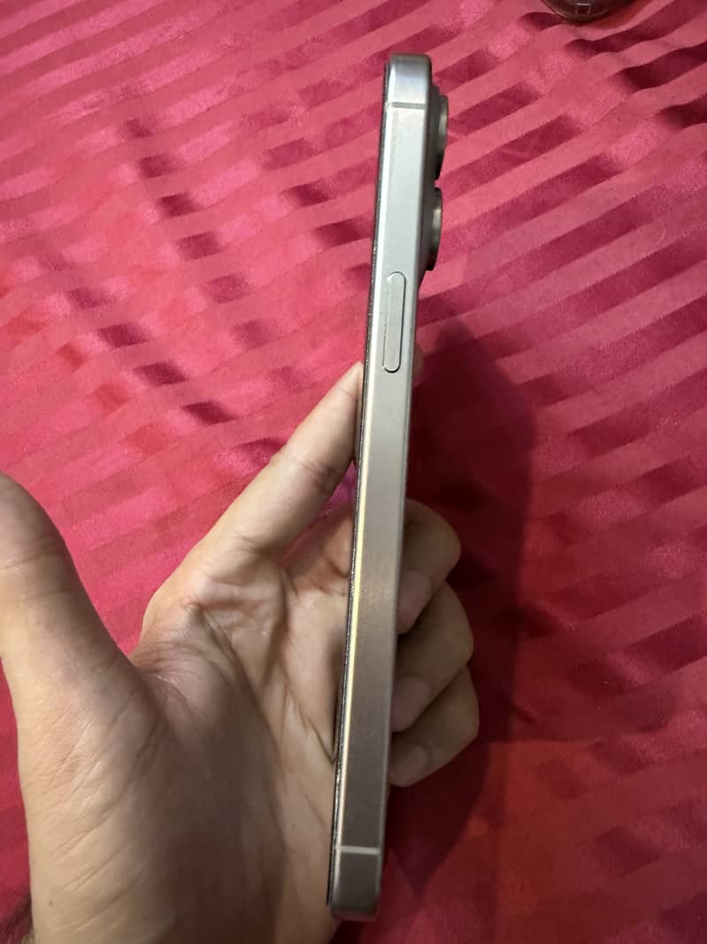 iPhone 15 pro max Natural Titanium 256GB PTA Approved 6