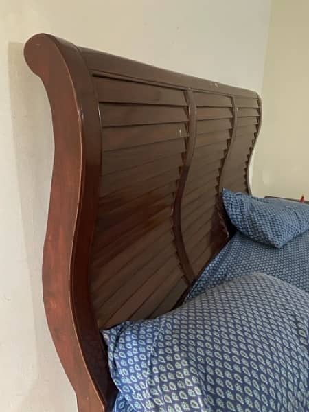 Pure Sheesham solid wood Bed 1