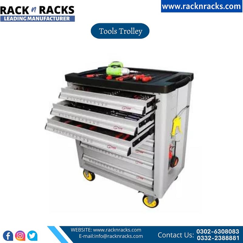 PALLET LIFTER BINS BULK RACK TOOLS TROLLEY PHARMACY RACK TOOLBOX 3