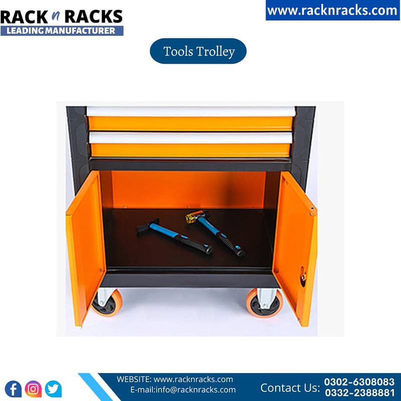 PALLET LIFTER BINS BULK RACK TOOLS TROLLEY PHARMACY RACK TOOLBOX 4