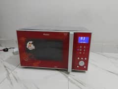 Haier microwave oven 2 in 1 grill microwave large size neat and clean