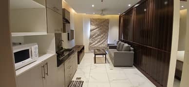 1-Bed Studio Furnished Apartment available For Rent in Gulberg iii Lahore 0