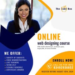 web designing course available