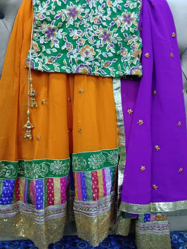 lehnga for mehndi event 1