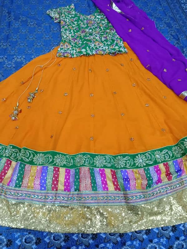 lehnga for mehndi event 2