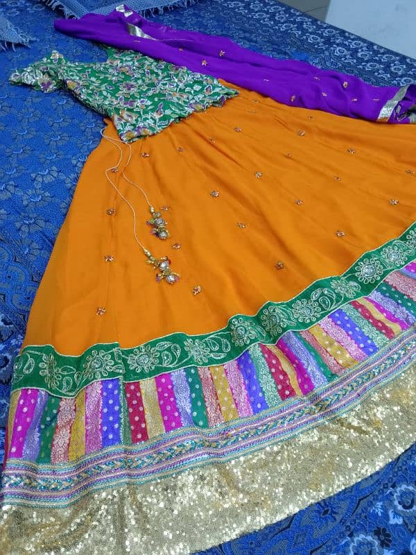 lehnga for mehndi event 3