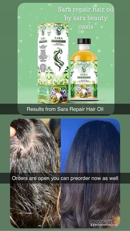 SARA REPAIR HAIR OIL 20 plus herbs 2