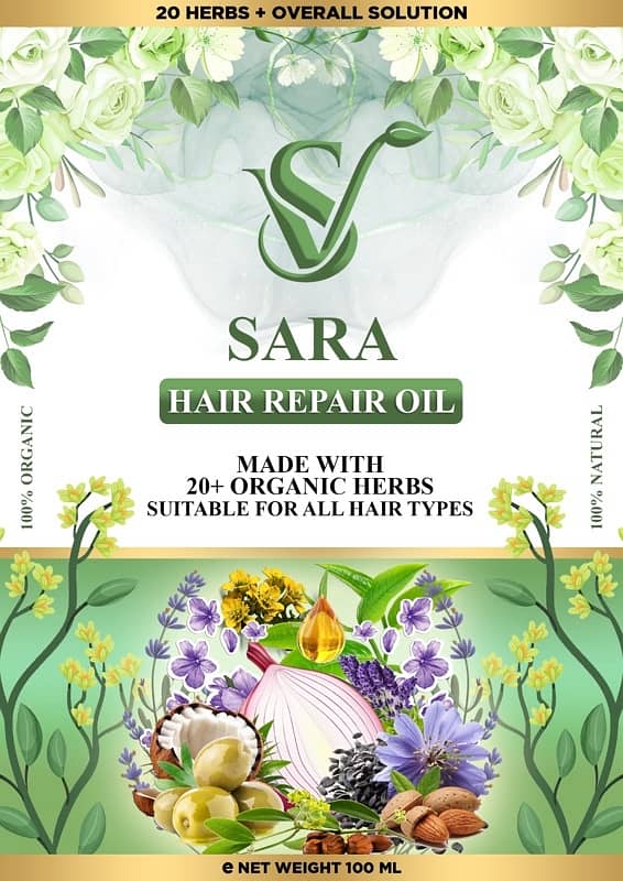 SARA REPAIR HAIR OIL 20 plus herbs 7