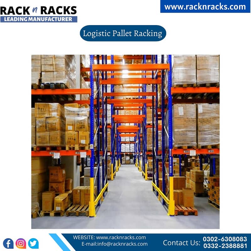 WAREHOUSE RACK | HEAVY DUTY TEXTILE RACK | INDUSTRIAL STORAGE RACK 0