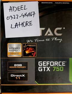 GTX 750 2gb zotac brand new