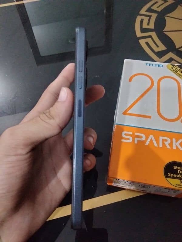 tecno spark 20c with box and charger condition 10/10 2